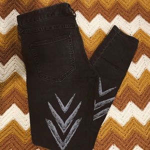 Free People | Ikat Arrow Chevron Skinny Jeans
